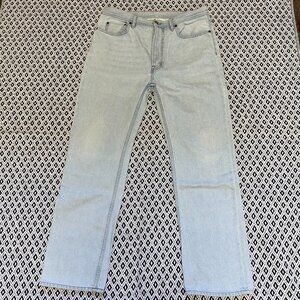 ACNE STUDIOS Log high-rise straight-leg jeans